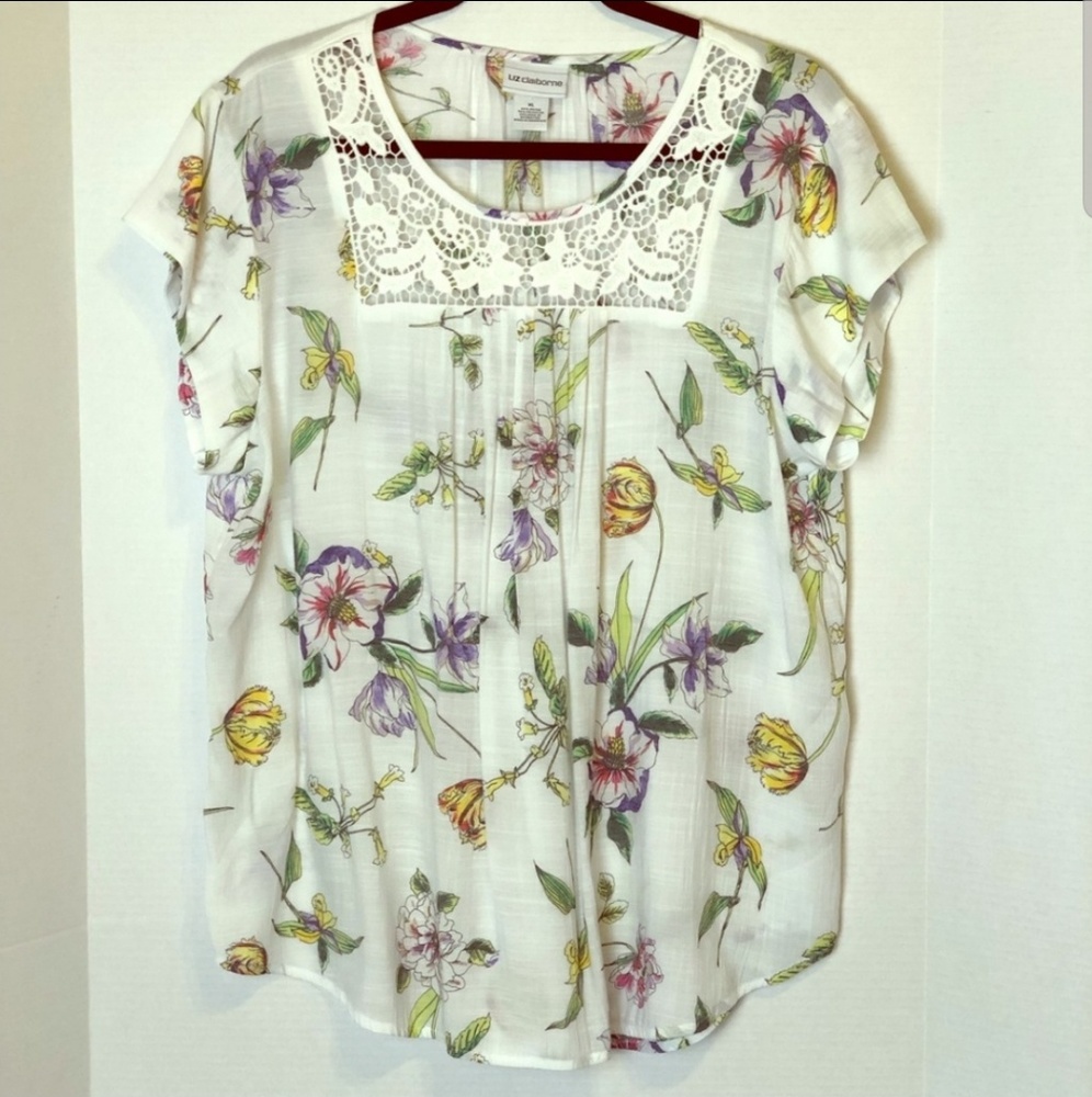 Liz Claiborne | Floral Blouse